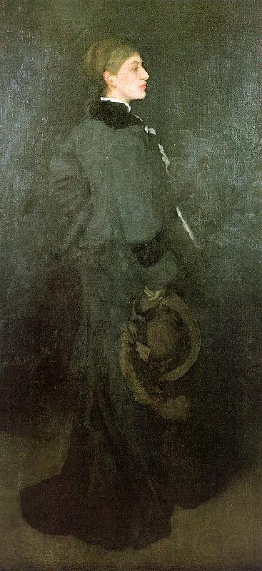 James Abbott McNeil Whistler Arrangement in Brown and Black France oil painting art